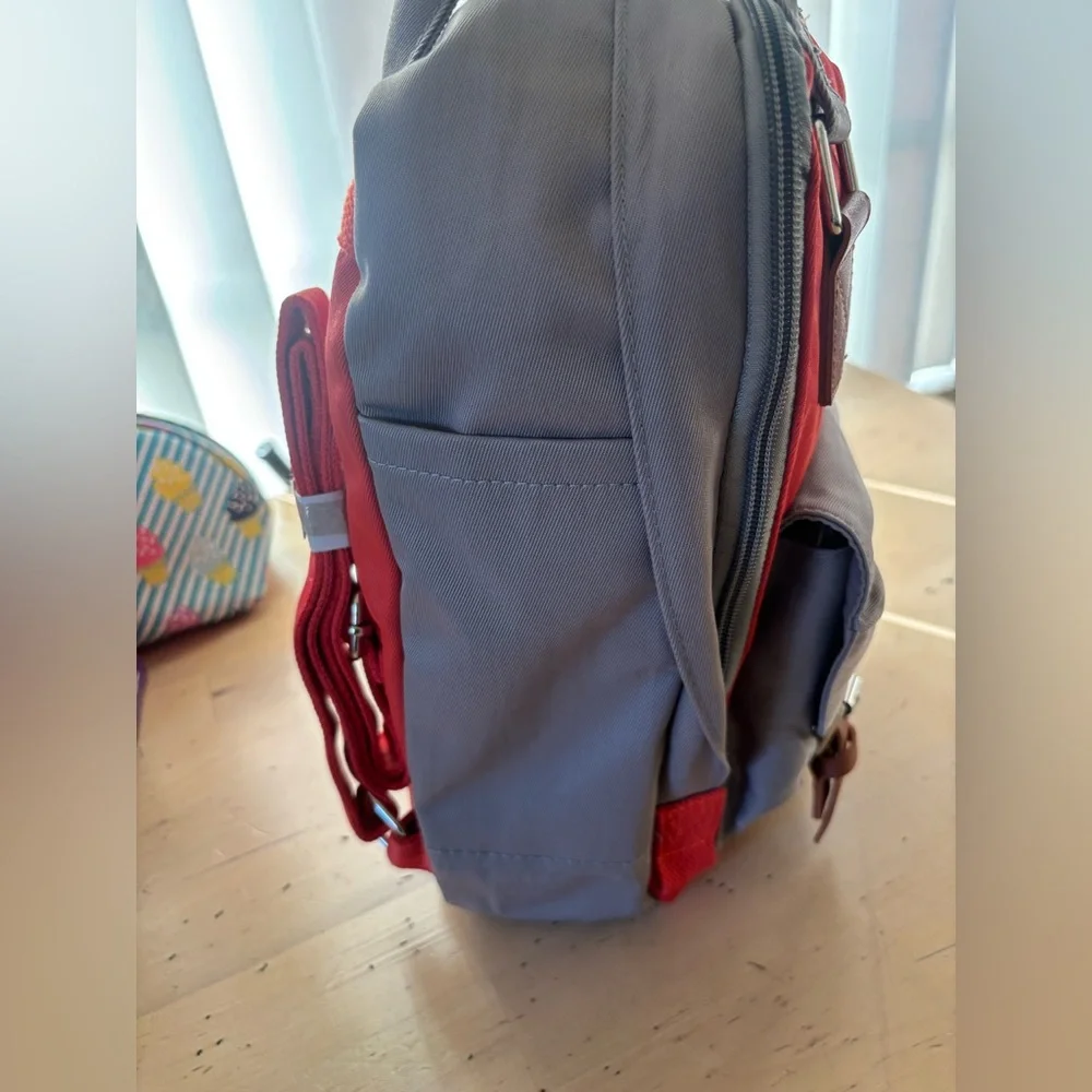 MINISO Life Red & Gray Mini Backpack – New with Tag